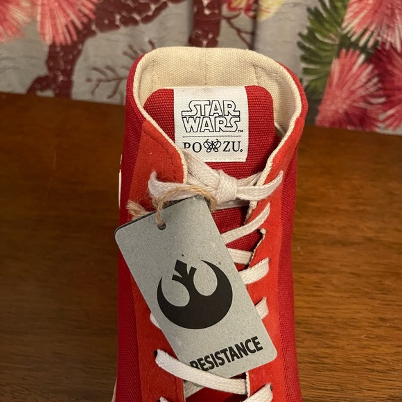 POZU Star Wars Resistance high top sneakers vegan EU 40 (US M-7 W-9) NIB - Picture 6 of 6